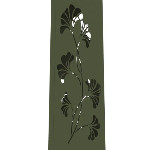 Соларна LED светлина за пътека 2 pcs Маслинено зелено