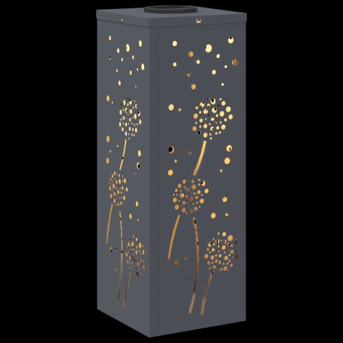 Соларна LED светлина за пътека 2 pcs Антрацит