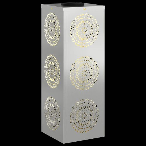 Соларна LED светлина за пътека 2 pcs Сребрист