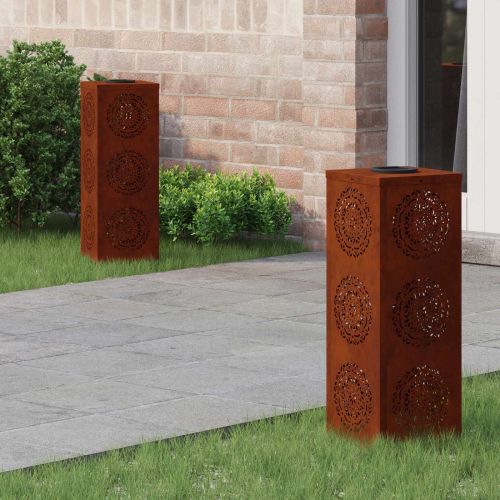 Соларна LED светлина за пътека 2 pcs Ръждясало