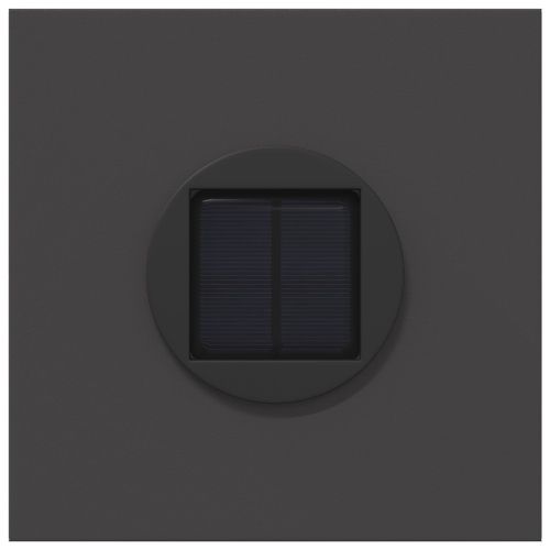Соларна LED светлина за пътека 2 pcs Черно