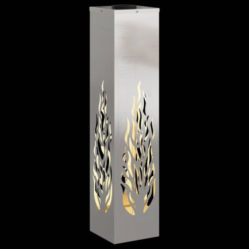 Соларна LED светлина за пътека 2 pcs Сребрист