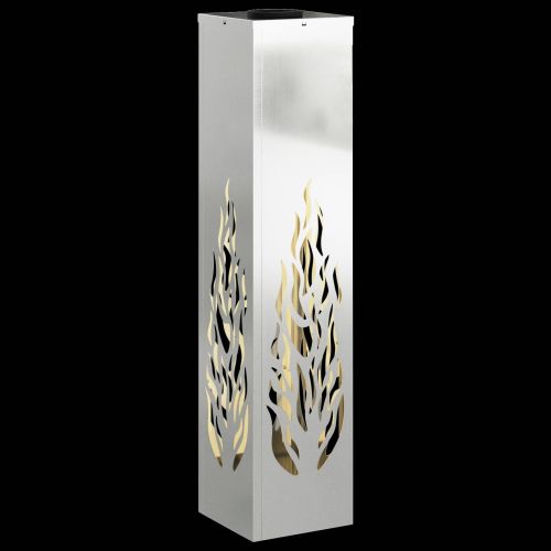 Соларна LED светлина за пътека 2 pcs Сребрист