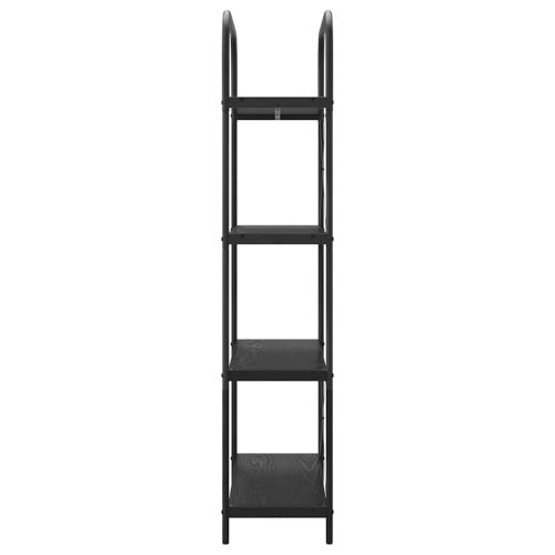 Рафт за книги Черния дъб 80 x 30 x 146 см Инженерно дърво