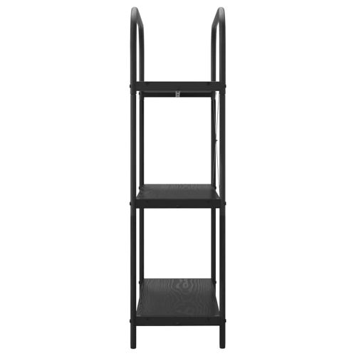 Рафт за книги Черния дъб 80 x 30 x 109 см Инженерно дърво