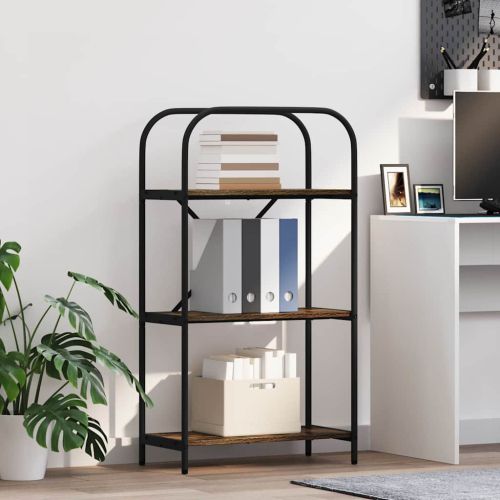 Рафт за книги Димян дъб 60 x 30 x 109 см Инженерно дърво