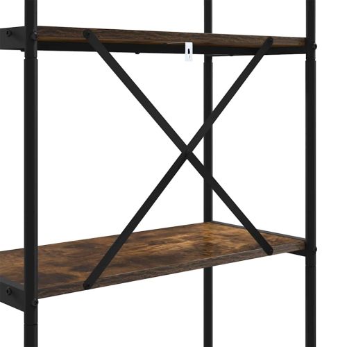 Рафт за книги Димян дъб 60 x 30 x 109 см Инженерно дърво