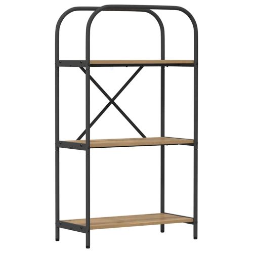 Рафт за книги Дъб 60 x 30 x 109 см Инженерно дърво