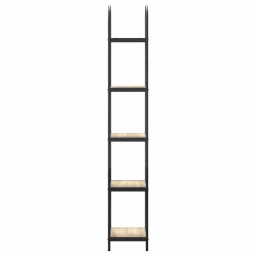 Рафт за книги Сонома дъб 40 x 30 x 183 см Инженерно дърво
