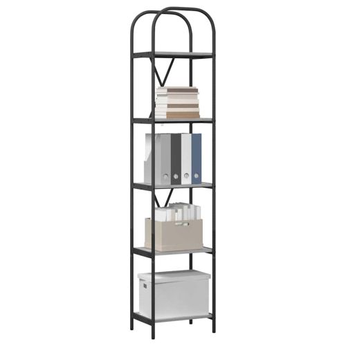 Рафт за книги Сив Сонома 40 x 30 x 183 см Инженерно дърво