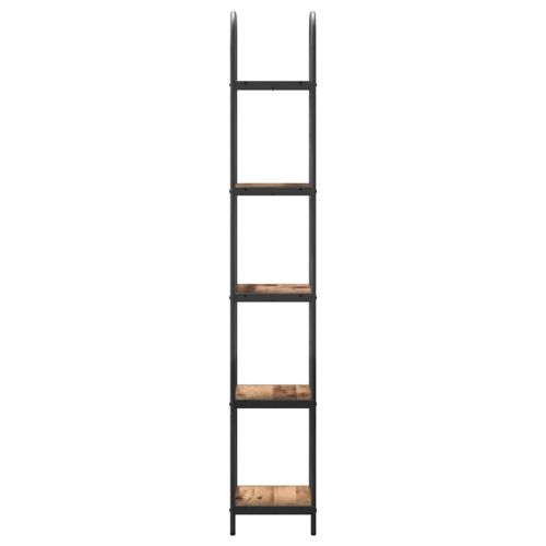 Рафт за книги Старо дърво 40 x 30 x 183 см Инженерно дърво