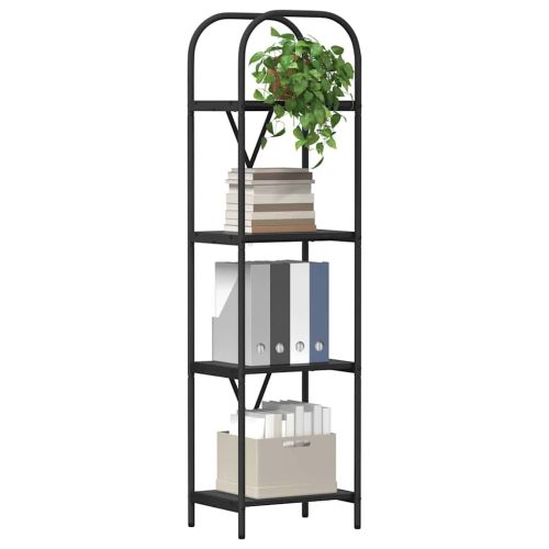 Рафт за книги Черния дъб 40 x 30 x 146 см Инженерно дърво