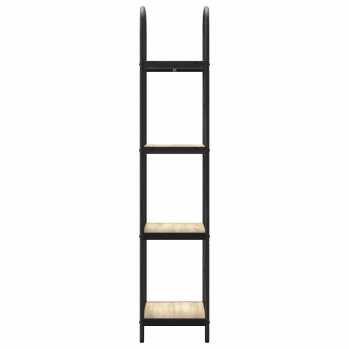 Рафт за книги Сонома дъб 40 x 30 x 146 см Инженерно дърво
