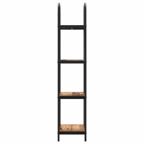 Рафт за книги Старо дърво 40 x 30 x 146 см Инженерно дърво