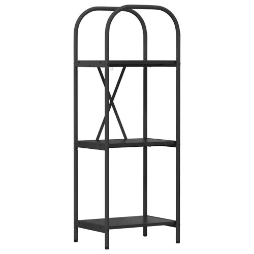Рафт за книги Черния дъб 40 x 30 x 109 см Инженерно дърво