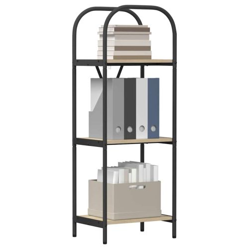 Рафт за книги Сонома дъб 40 x 30 x 109 см Инженерно дърво