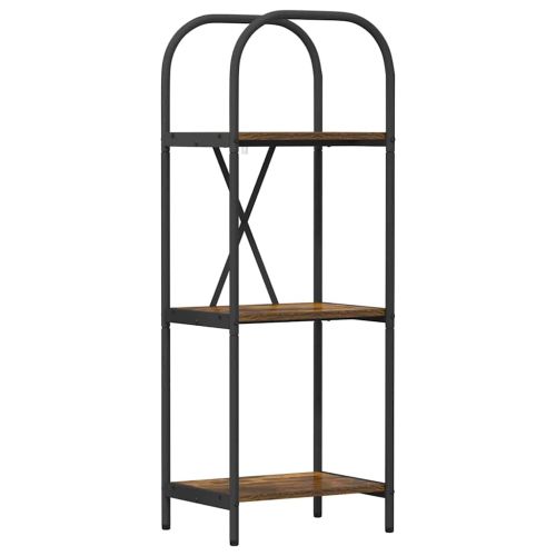 Рафт за книги Димян дъб 40 x 30 x 109 см Инженерно дърво