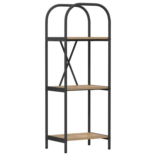 Рафт за книги Дъб 40 x 30 x 109 см Инженерно дърво