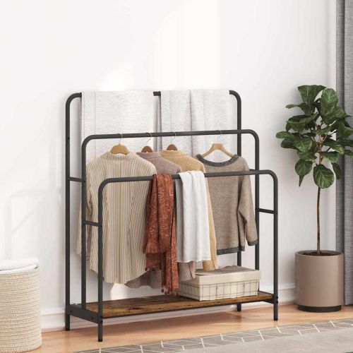 Стойка за дрехи Старо дърво 90 x 30 x 100,5 cm Инженерно дърво