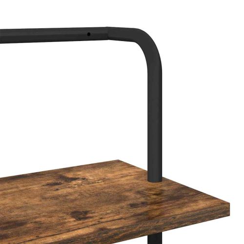 Рафт за книги Димян дъб 60 x 24 x 168 см Инженерно дърво