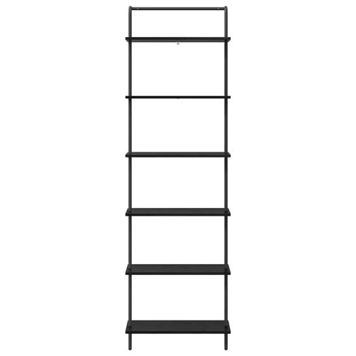 Рафт за книги Черния дъб 60 x 24 x 203 см Инженерно дърво