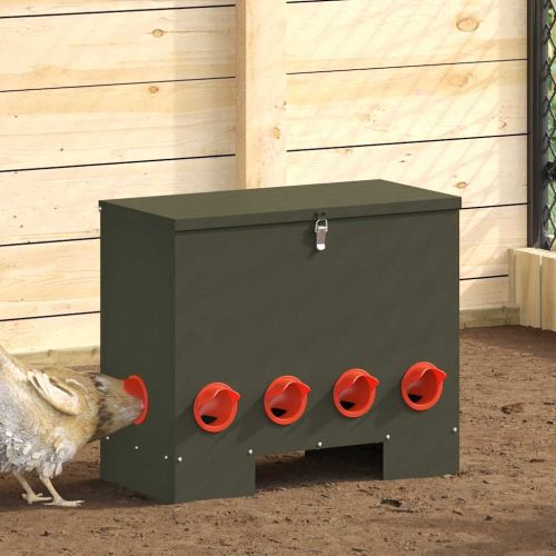 Кокошарник 2 pcs Маслинено зелено 60,5 x 29 x 51 см