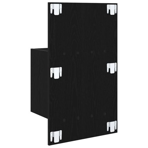 Нощен шкаф 2 pcs Черния дъб 50 x 32,5 x 80 см Инженерно дърво