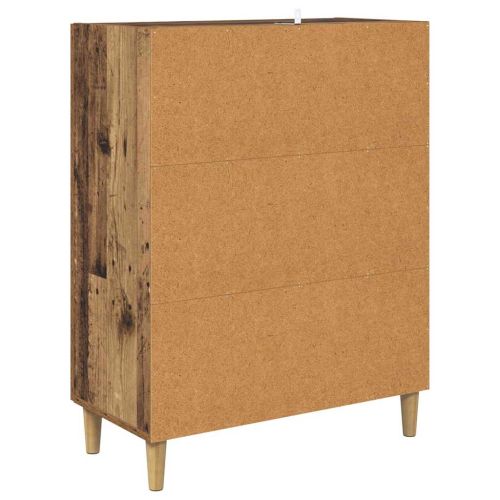 Служебен шкаф Старо дърво 70 x 34 x 90 см Инженерно дърво