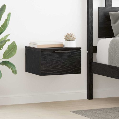 Нощен шкаф 2 pcs Черния дъб 34 x 30 x 20 см Инженерно дърво