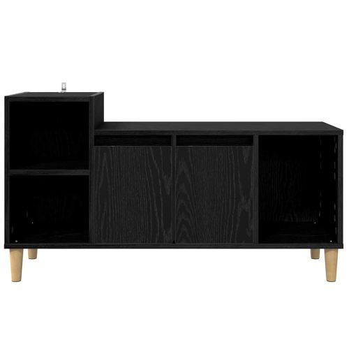 ТВ шкаф Черния дъб 100 x 35 x 55 см Инженерно дърво