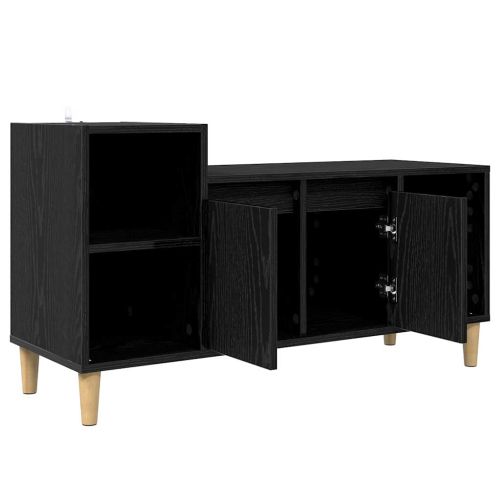 ТВ шкаф Черния дъб 100 x 35 x 55 см Инженерно дърво