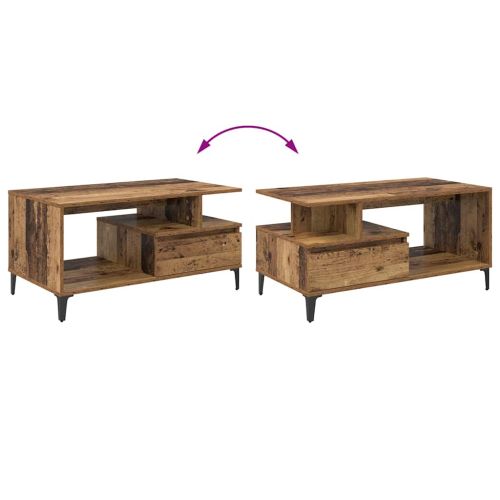 Масичка за кафе Старо дърво 90 x 49 x 45 см Инженерно дърво