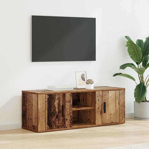 ТВ шкаф Старо дърво 100 x 31,5 x 35 см Инженерно дърво