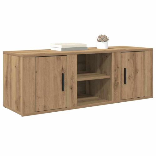 ТВ шкаф Дъб 100 x 31,5 x 35 см Инженерно дърво