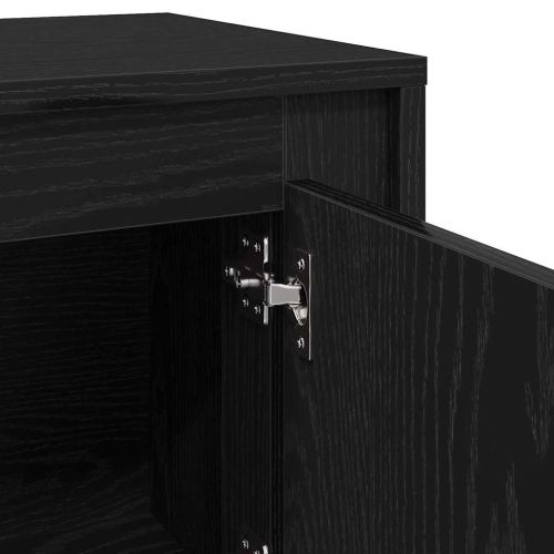 ТВ шкаф Черния дъб 102 x 35 x 45 см Инженерно дърво