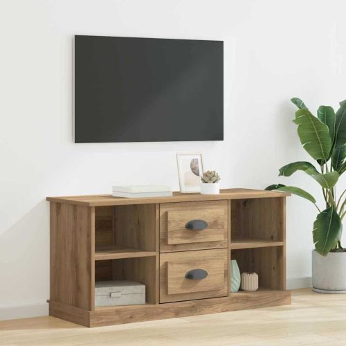ТВ шкаф с чекмедже Дъб 99,5 x 35,5 x 48 см Инженерно дърво