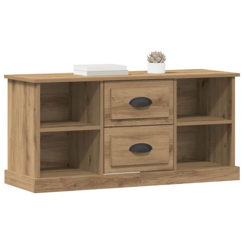 ТВ шкаф с чекмедже Дъб 99,5 x 35,5 x 48 см Инженерно дърво