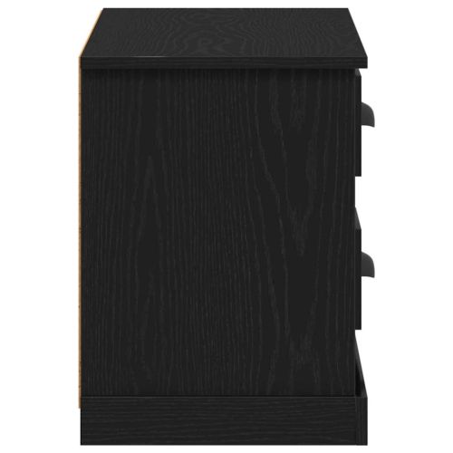 ТВ шкаф Черния дъб 99,5 x 35,5 x 48 см Инженерно дърво
