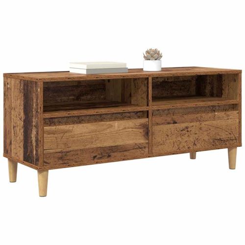 ТВ шкаф Старо дърво 100 x 34,5 x 44,5 см Инженерно дърво