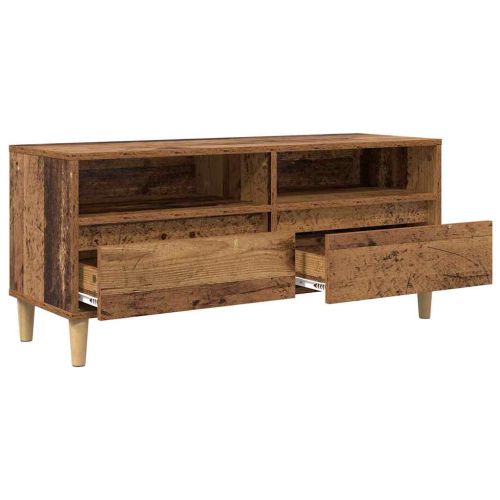 ТВ шкаф Старо дърво 100 x 34,5 x 44,5 см Инженерно дърво