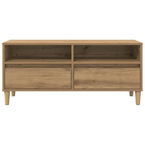 ТВ шкаф с чекмедже Дъб 100 x 34,5 x 44,5 см Инженерно дърво
