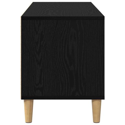 ТВ шкаф Черния дъб 100 x 34,5 x 44,5 см Инженерно дърво