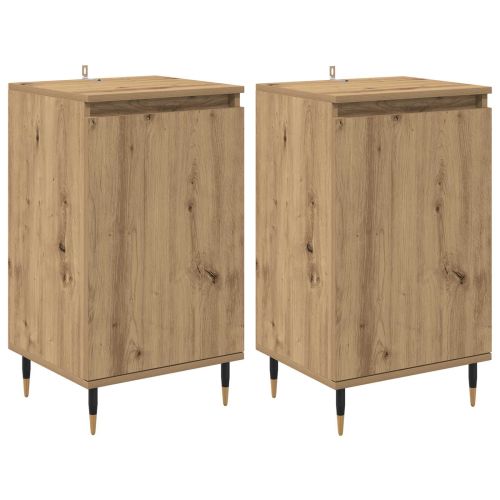 Служебен шкаф 2 pcs Дъб 40 x 35 x 70 см