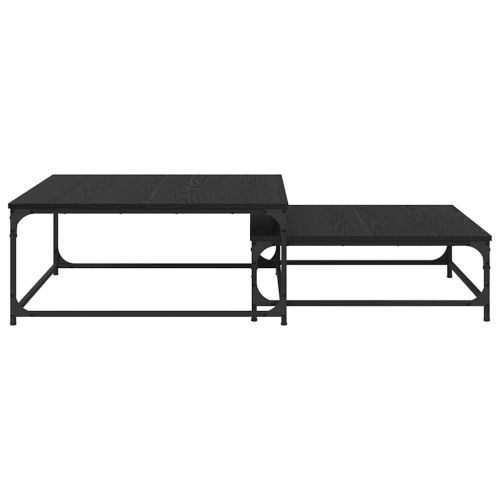 Масичка за кафе 2 pcs Черния дъб Инженерно дърво