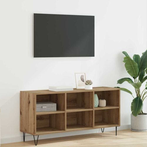 ТВ шкаф Дъб 103,5 x 30 x 50 см Инженерно дърво