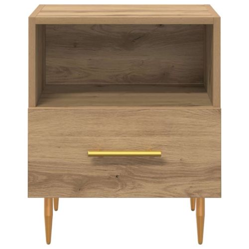 Нощно шкафче Кафяво 40 x 35 x 47,5 см Инженерно дърво