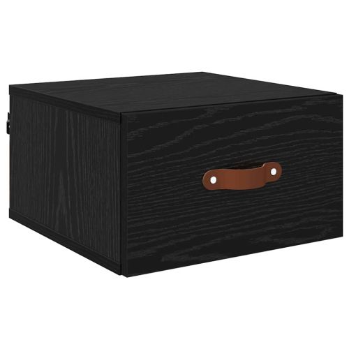 Стенен шкаф за нощно шкафче Черния дъб 35 x 35 x 20 см