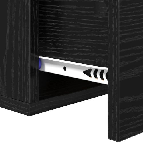 Стенен шкаф за нощно шкафче Черния дъб 35 x 35 x 20 см