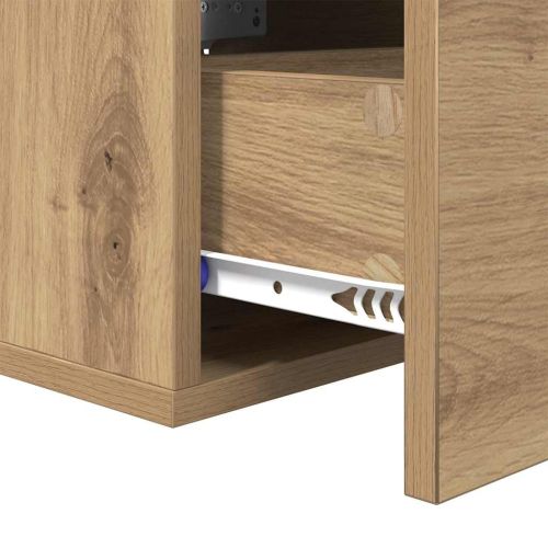 Нощен шкаф 2 pcs дъб артизан 35 x 35 x 20 см Инженерно дърво