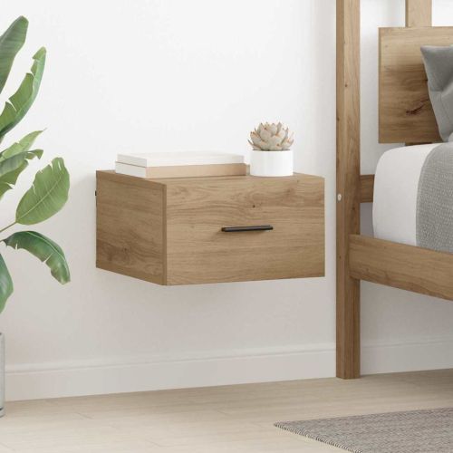 Нощен шкаф 2 pcs дъб артизан 35 x 35 x 20 см Инженерно дърво